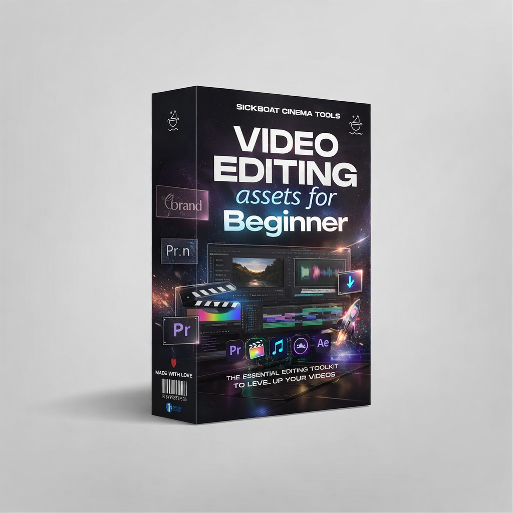 video editing assets for beginner