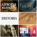 20000 plus fonts pack with modern script bold and cinematic typography styles for design and video editing